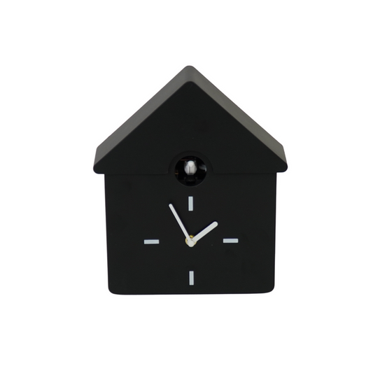 Klok- Wandklok Koekoeksklok- Zwart- 24x27x9cm