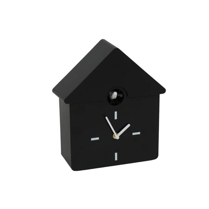 Klok- Wandklok Koekoeksklok- Zwart- 24x27x9cm