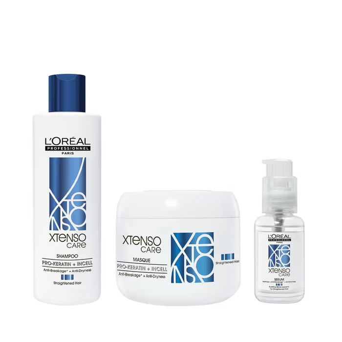 L'Oreal Professionnel X-Tenso Shampoo + Masque + Serum Combo (250+196+50)ml
