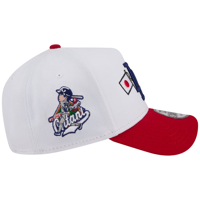 Los Angeles Dodgers Los Angeles Crown the City - JAPAN USA Flags - White/Red New Era 9FORTY