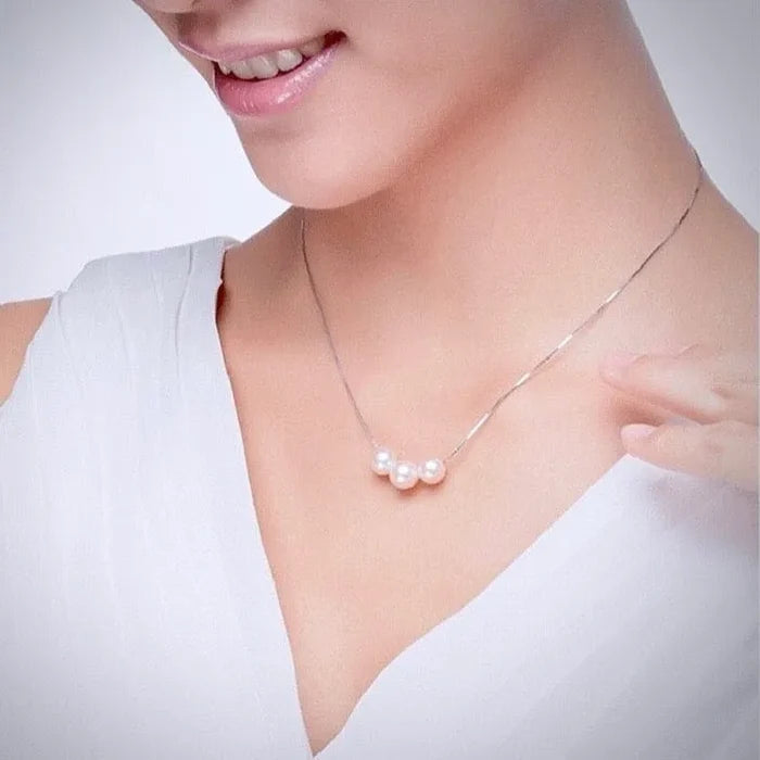Wedding Jewelry - Pearl Bridal / Bridesmaids Necklace