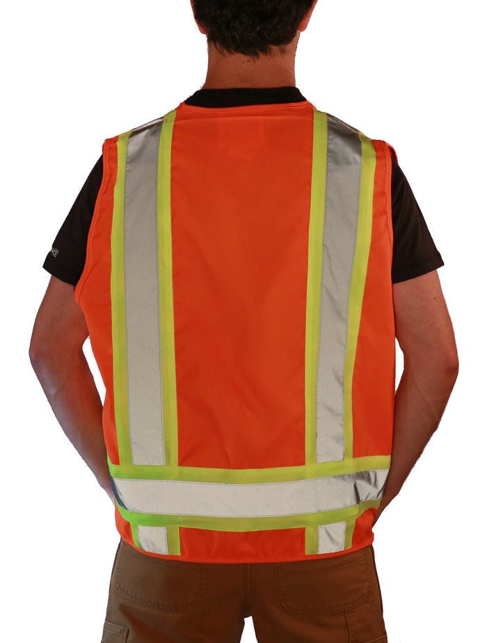Majestic Class 2 Solid Surveyor Safety Vest Vests Majestic