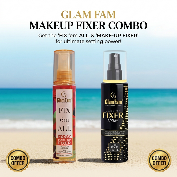 Makeup Fixer & Fix Em Setting Spray Combo (Pack of 2)