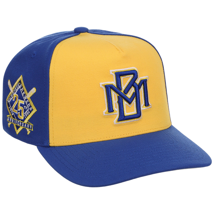 Milwaukee Brewers Mitchell & Ness MLB 'Era Flip' Heritage Series Pro Pinch - Yellow/Royal