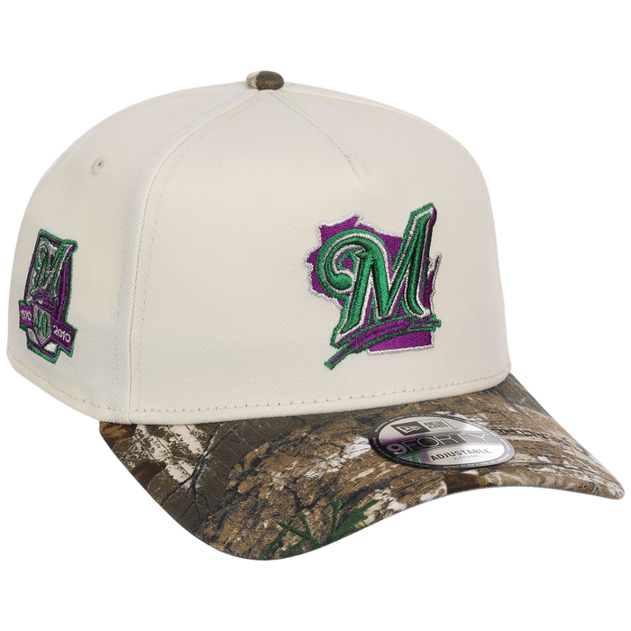 Milwaukee Brewers MLB Purple Trees New Era 9FORTY