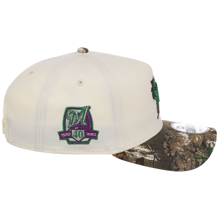 Milwaukee Brewers MLB Purple Trees New Era 9FORTY