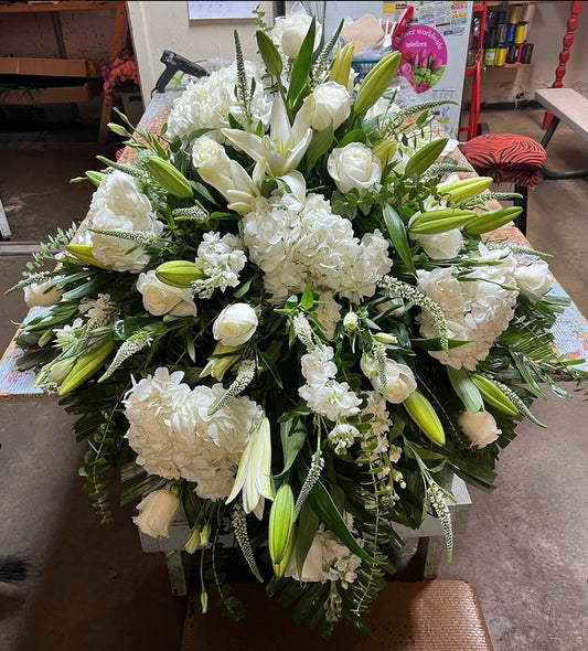 Mixed White Casket Piece - Call to Order