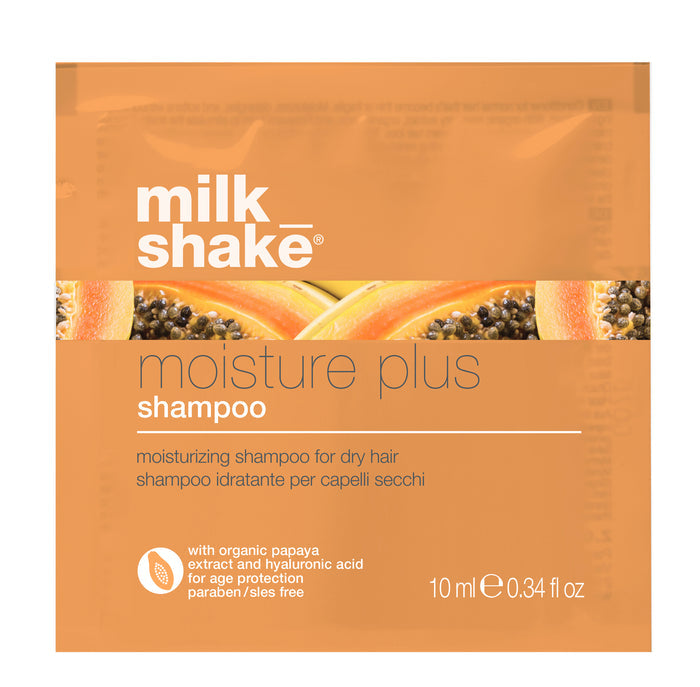milk_shake moisture plus shampoo 10ml sample sachet