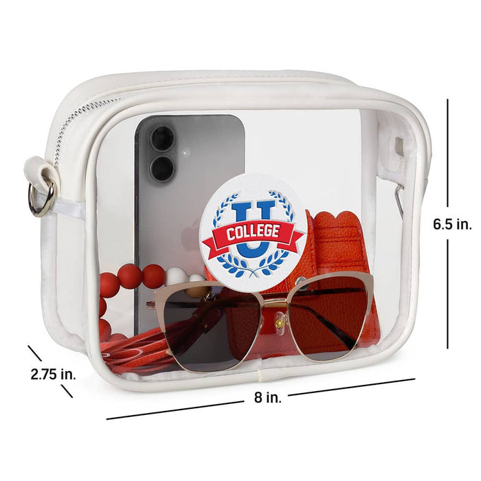 NCAA Georgia Bulldogs Clear Fanny Fan Purse