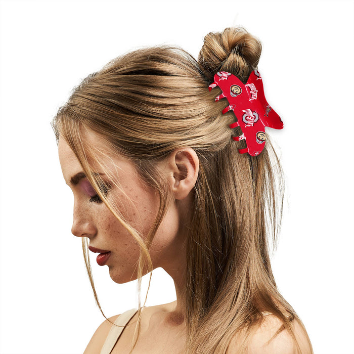 NCAA Ohio State Buckeyes Team Hair Claw Set