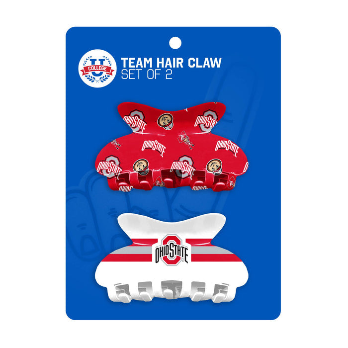 NCAA Ohio State Buckeyes Team Hair Claw Set
