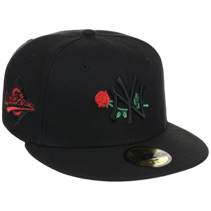 New York Yankees - New York Crown the City -  Rose New Era 59FIFTY - Black/Black