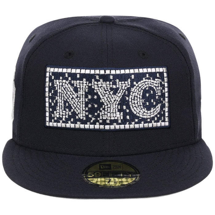 New York Yankees - New York Crown the City -  Subway Tile New Era 59FIFTY - Navy/Navy