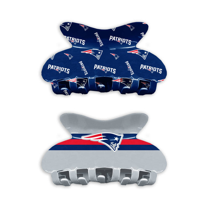 NFL New England Patriots Team Hair Claw Set