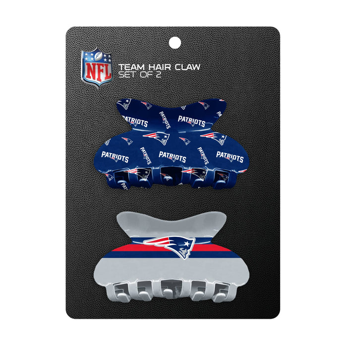 NFL New England Patriots Team Hair Claw Set