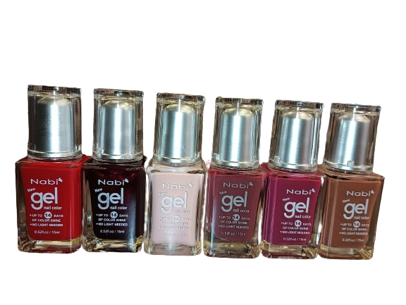 NG24B- 6 PCS New Gel Nail Polish Set B
