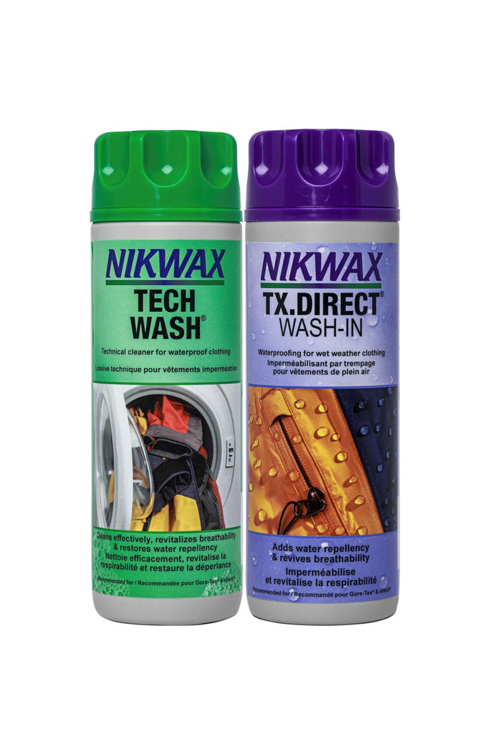 Nikwax Hardshell 10oz Duo Pack Cleaning Supplies Nikwax