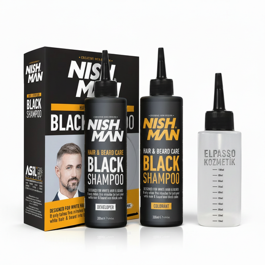 Nishman Black Shampoo - ELPASSO KOZMETİK Damgalı