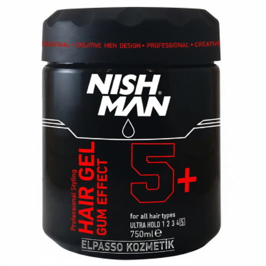 Nishman Hair Gel Gum Effect No.5+ 750ml