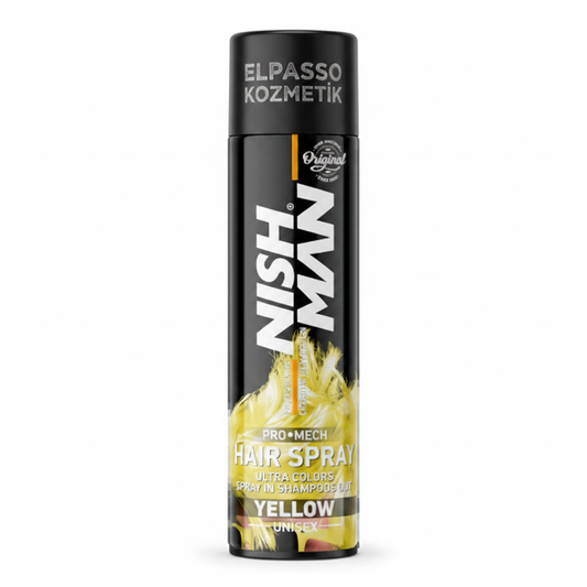Nishman Pro-Mech Hair Spray Ultra Colors Yellow 150ml