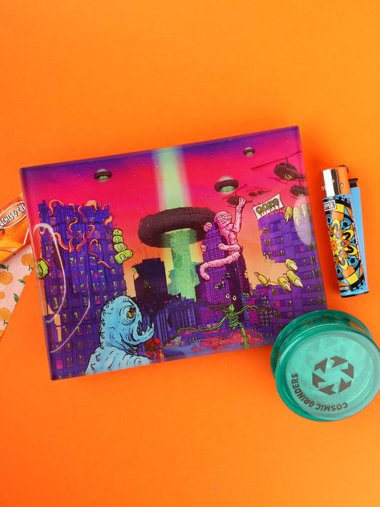 Ooze After Hours - Glass Rolling Tray Small | One Colour-Image 1
