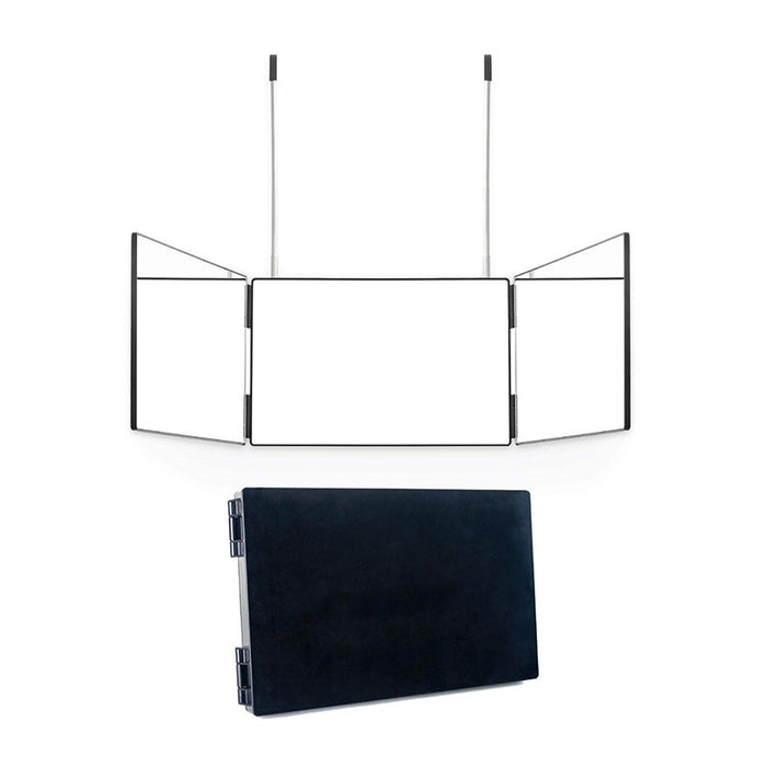 Palms Three-sided Adjustable 360 Mirror