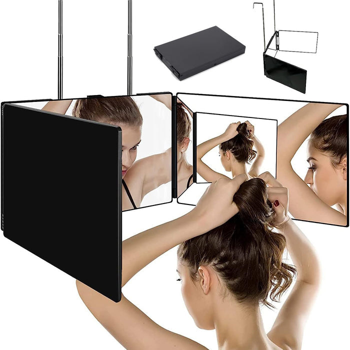 Palms Three-sided Adjustable 360 Mirror