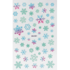 Pasties Decals - Glow In The Dark Snowflakes