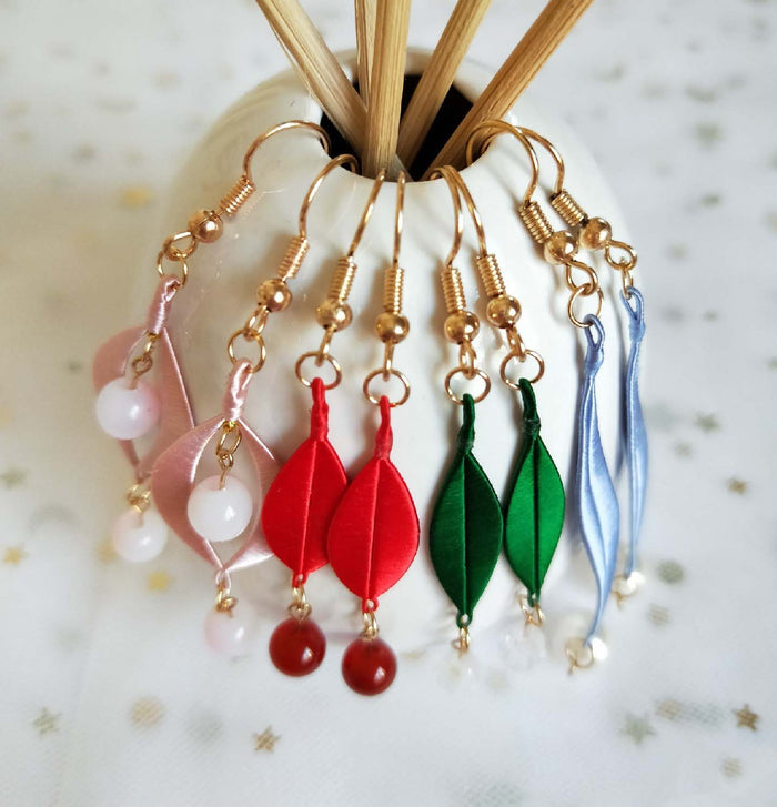 PF003 - Leaves Chanhua Earrings - Wholesale