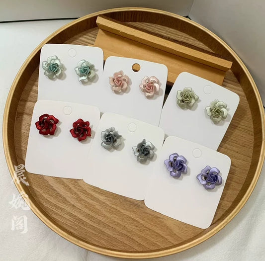 PF018 - Rose Chanhua Earrings - Wholesale