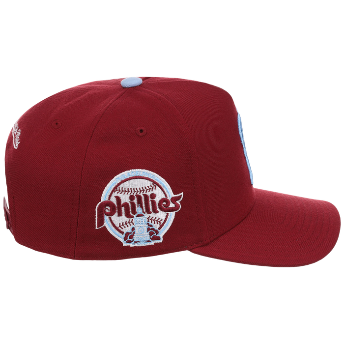 Philadelphia Phillies Mitchell & Ness MLB 'Era Flip' Heritage Series Pro Pinch - Maroon/Maroon