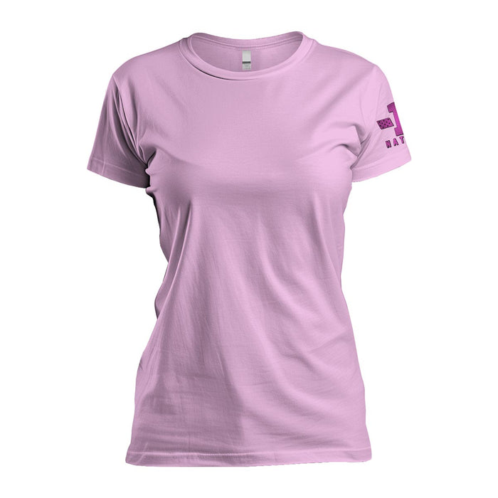 Pink Carbon Onyx Flag Women's Relaxed Fit