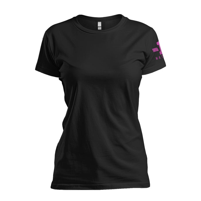 Pink Carbon Onyx Flag Women's Relaxed Fit