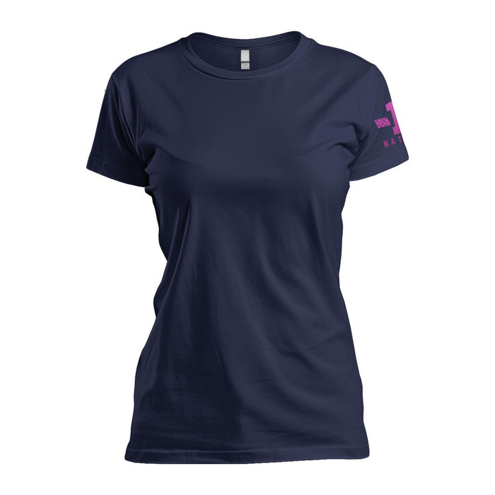 Pink Carbon Onyx Flag Women's Relaxed Fit