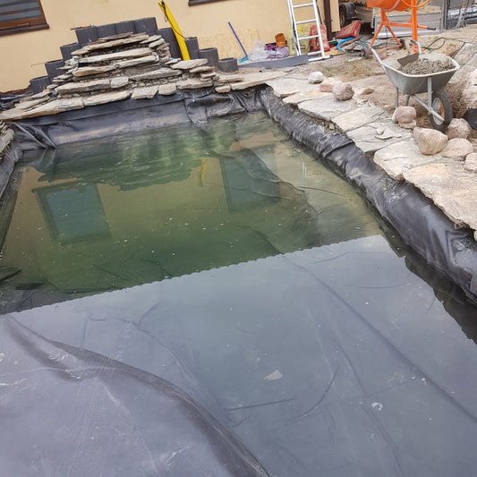 Pond Liner 900gsm EPDM with Underlay Waterproof Pond Membrane Outdoor Water Care