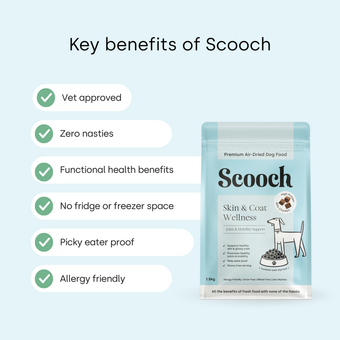 Premium Air-Dried Dog Food - Skin & Coat Wellness