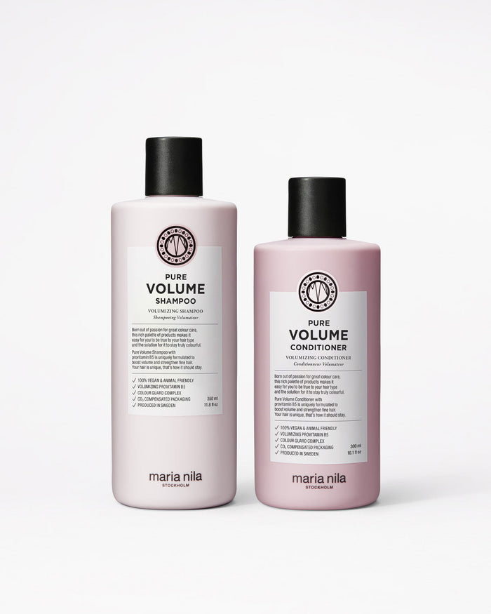Pure Volume Shampoo + Conditioner Duo - Maria Nila hair care at Solvi Salon, Boise, Idaho