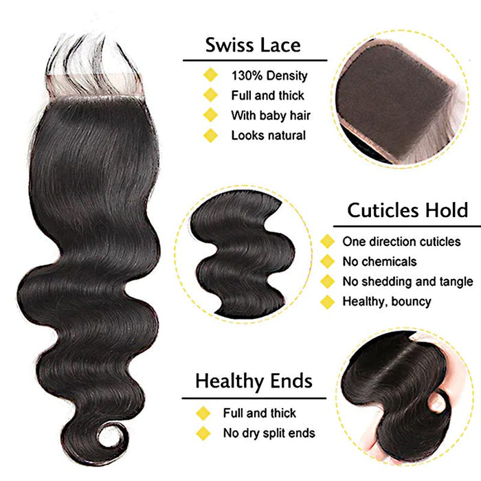 advantages of body wave natural black human hair bundles