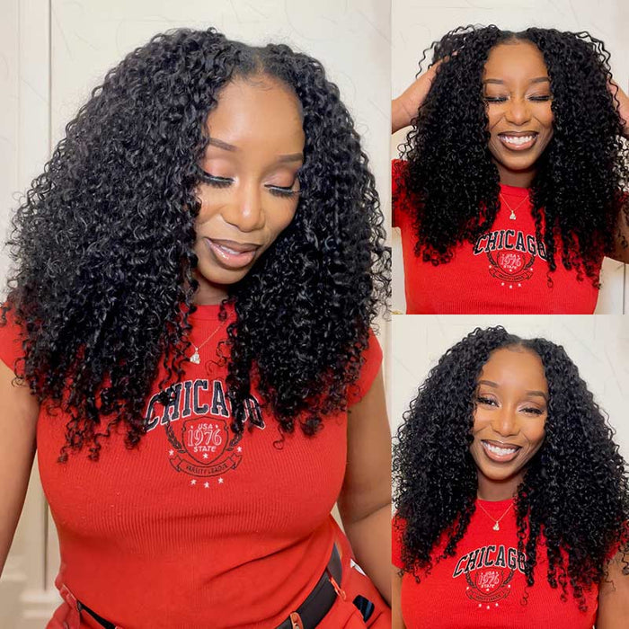 qvr burmese curly crochet braids, human hair crochet hair with coiled ends