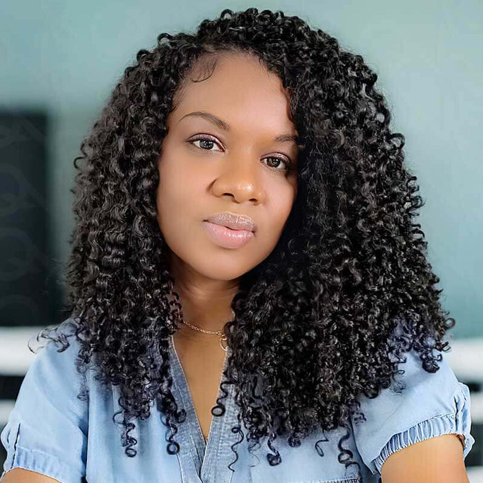 qvr burmese curly crochet braids offer voluminous look. tangle free and long lasting