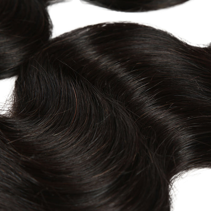 no split end natural black body wave human hair bundles malaysian hair