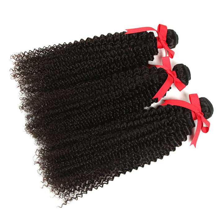3 bundles jerry curly natural black raw hair bundles