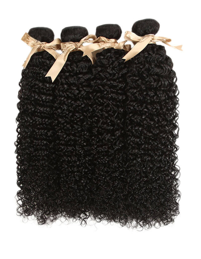 jerry curly natural black human hair bundles