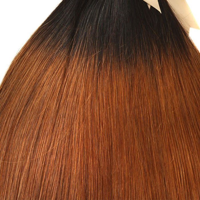 unprocessed silky straight t1b/30 human hair bundles