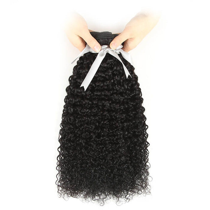 bohemian curly natural black human hair bundles