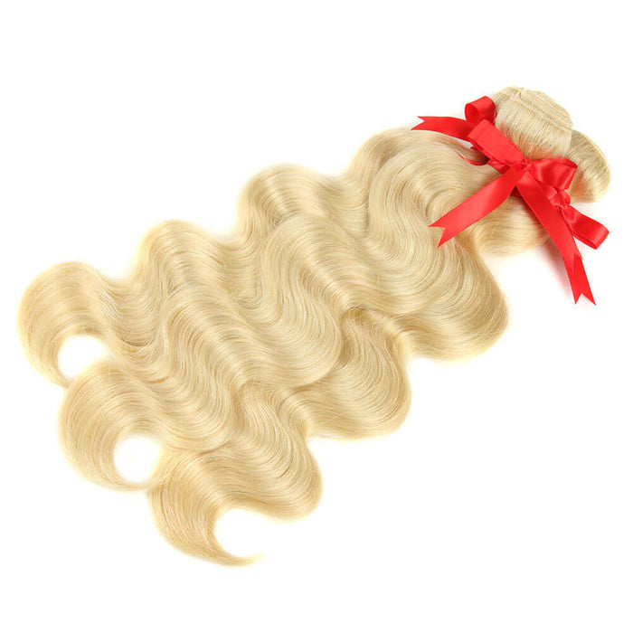 613 blonde body wave human hair bundles 3pcs