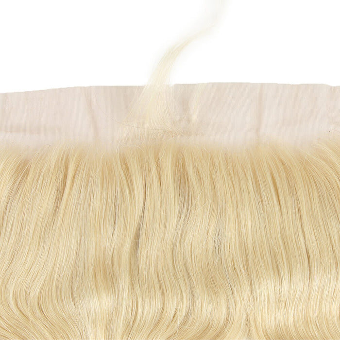 pre plucked body wave 613 blonde 13*4 lace closure hair weave