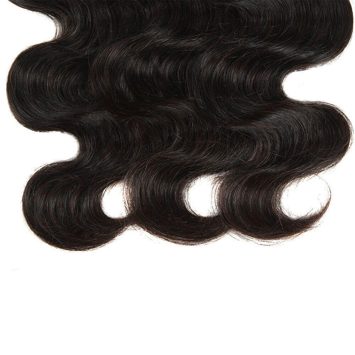 thich end natural black body wave virgin human hair bundles