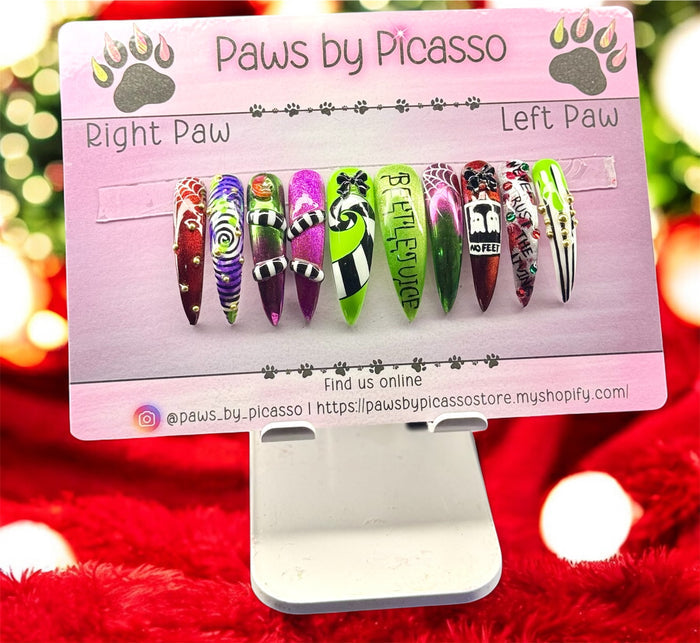 Ready To Ship Beetlejuice - Paws By Picasso Ready To Ship Beetlejuice