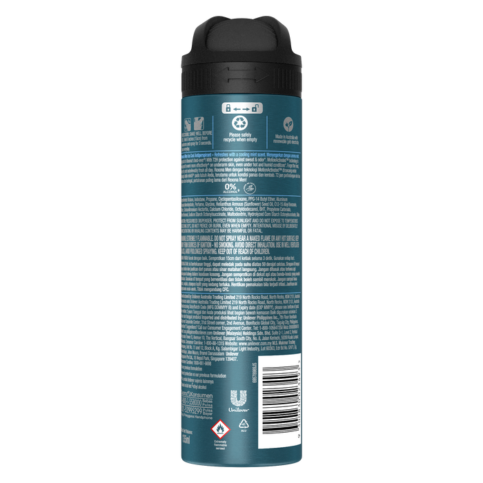Rexona Men Ice Cool Antitranspirante Aerosol (Imported )(UI) 135ml